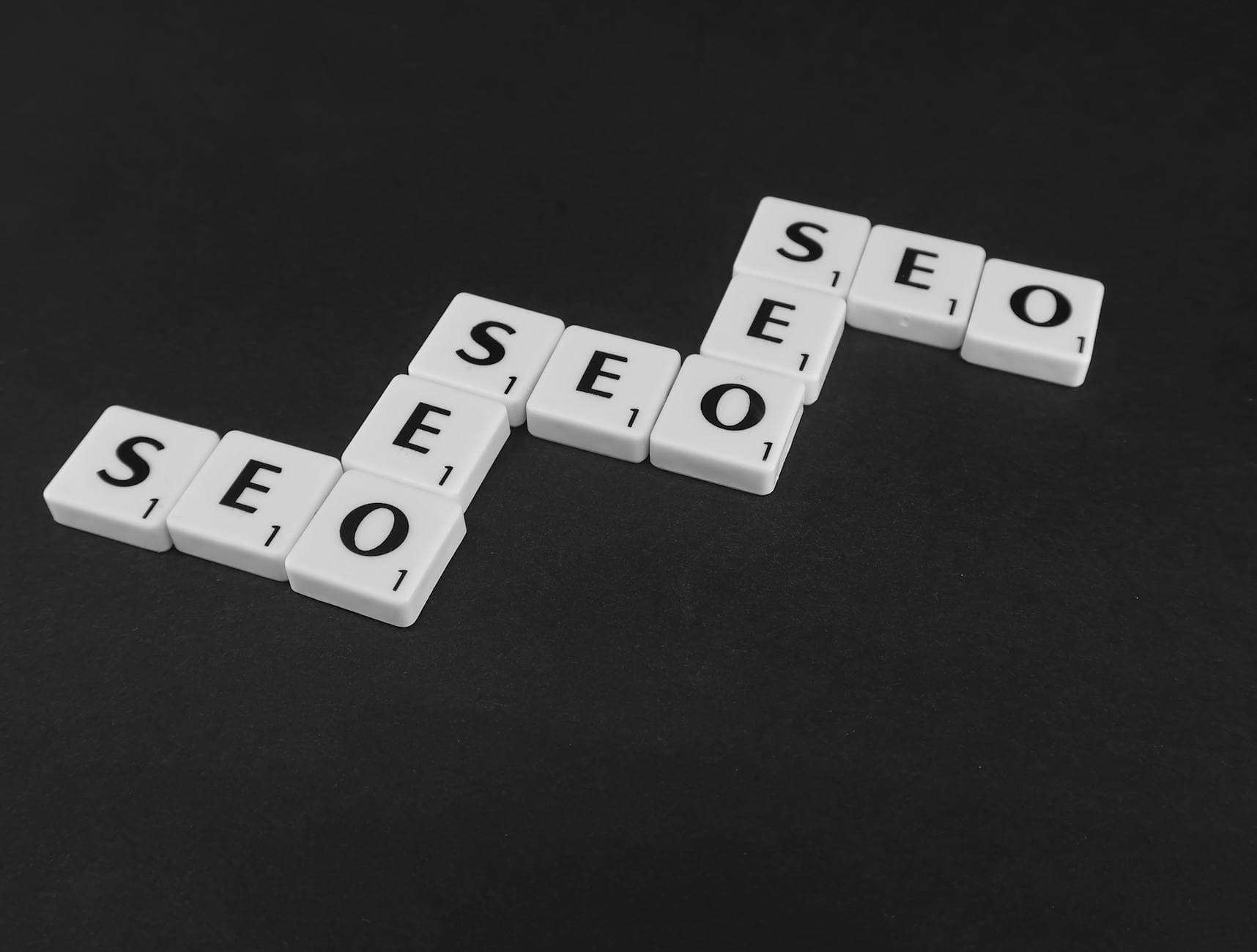 Upward trending graph showing improved search engine rankings over time