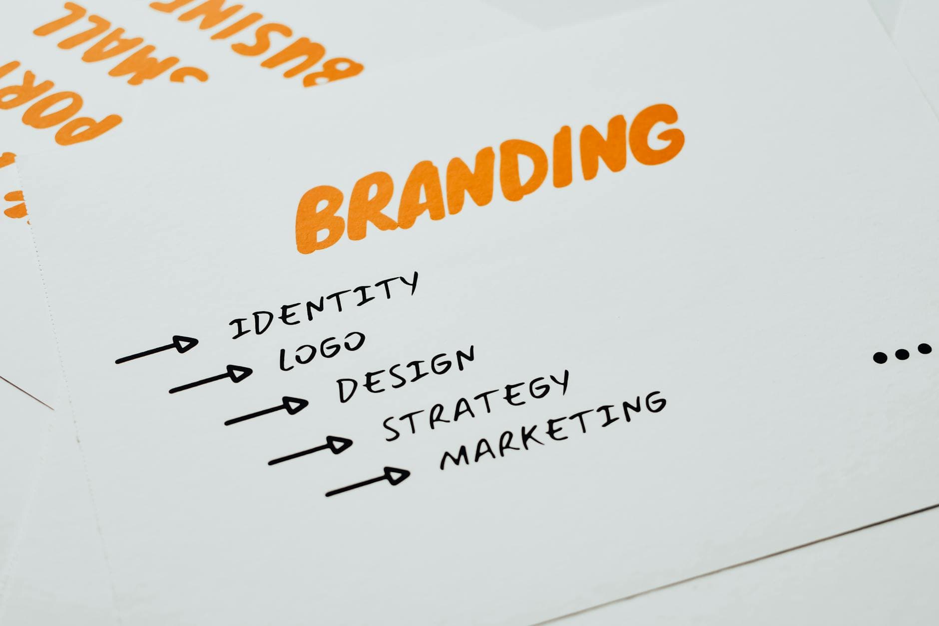 Marketing team developing brand messaging strategy