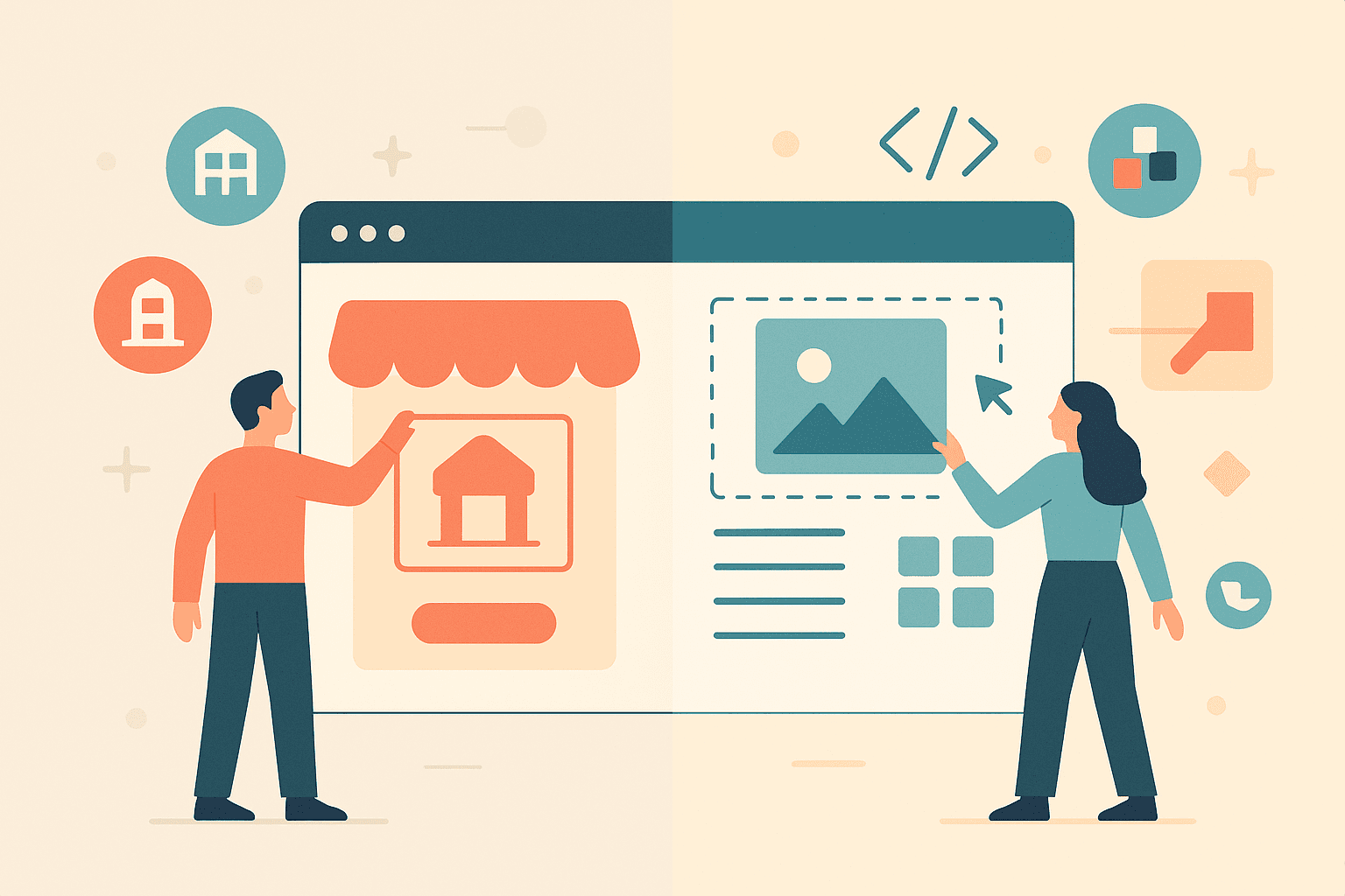 Squarespace vs Webflow: Creative Control in Contrast