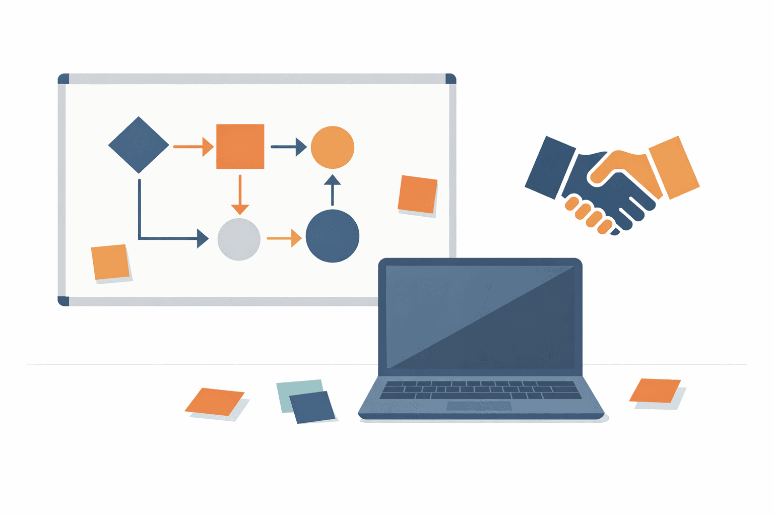 Consultant reviewing marketing strategy for 2026 on laptop with analytics dashboard