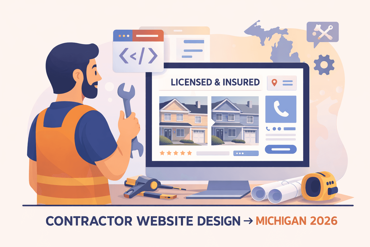 Contractor Website Design Michigan