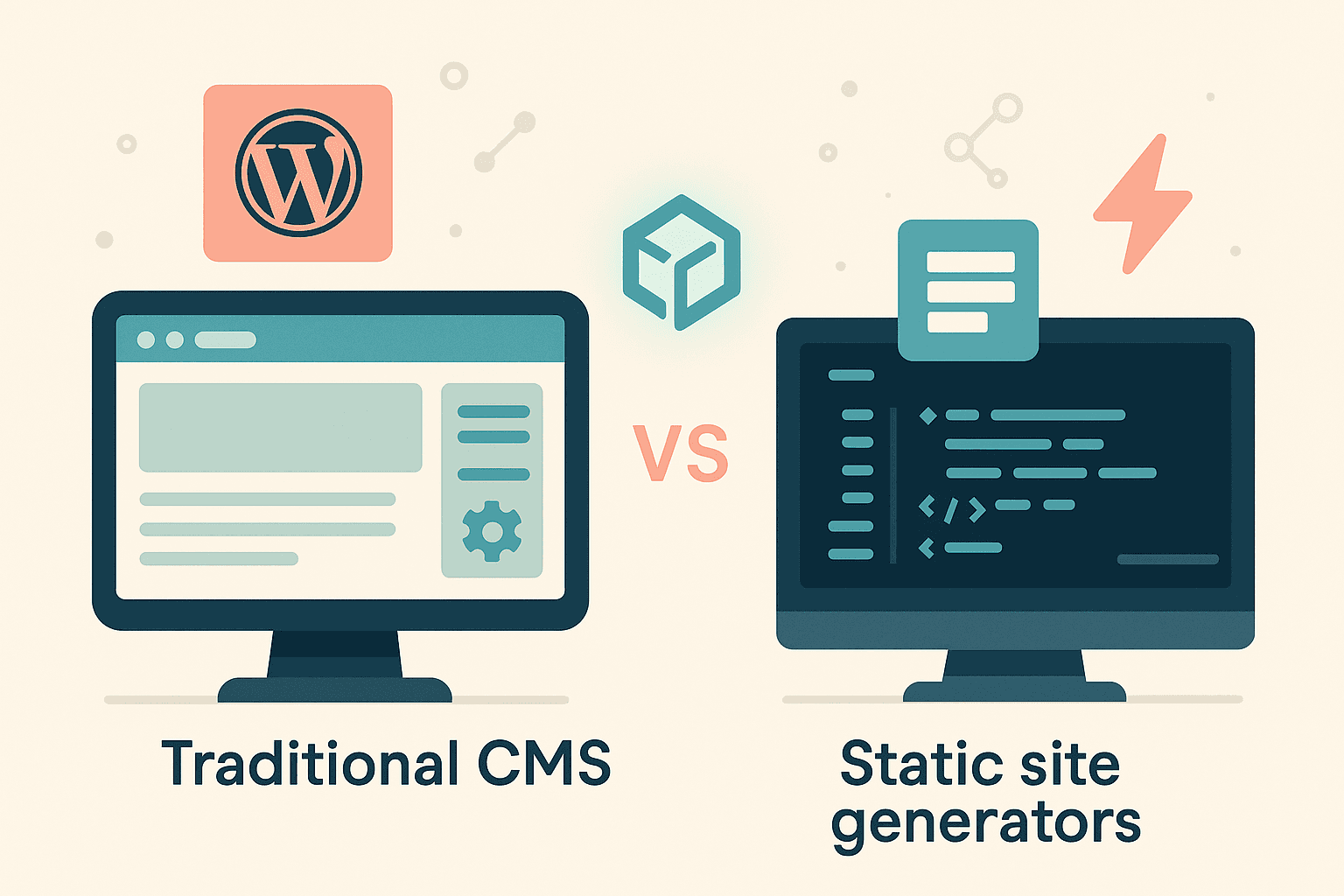 Traditional CMS vs Static Site Generators: The Future of Website Delivery
